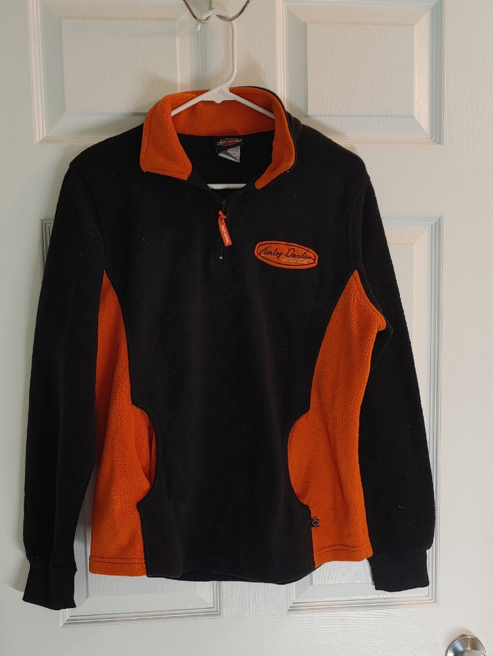 Harley-Davidson Alberta Canada Quarter-Zip Fleece Pullover Women's Size L